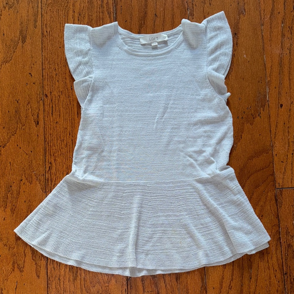 Gorgeous, XSP Loft, gray, lightweight sweater - Picture 1 of 5